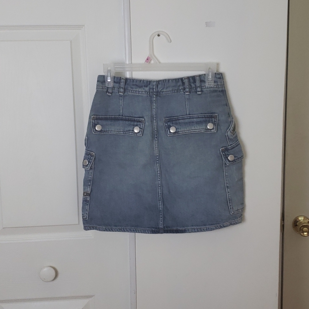 We The Free jean skirt with pockets - Picture 2 of 8